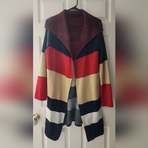 Colorful Striped Women's Sweater